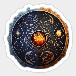 Fire Star - Alchemic Talisman Sticker